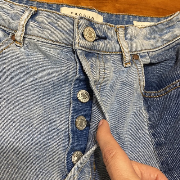 PACSUN multicolored mom jeans, size 25 - Picture 9 of 9